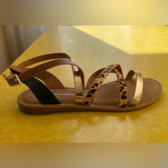 Only worn once! Gladiator cheetah print sandal from ModCloth! - Picture 2 of 7